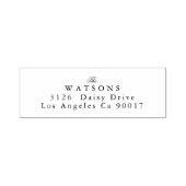 Tampon Auto-encreur Mariage traditionnel noir classique retour (Design)