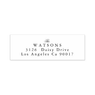 Tampon Auto-encreur Mariage traditionnel noir classique retour