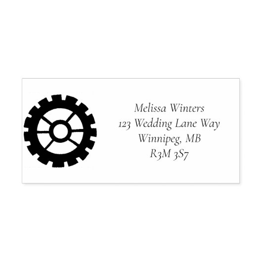 Tampon Auto-encreur Mariage victorien Steampunk (Design)