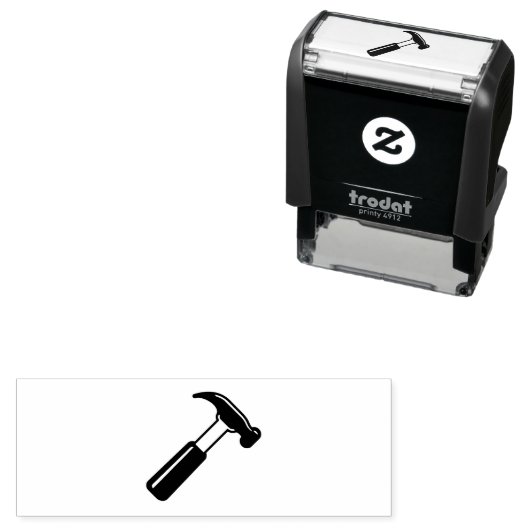 Tampon Auto-encreur Marteau (En situation)