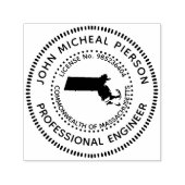 Tampon Auto-encreur Massachusetts (Design)