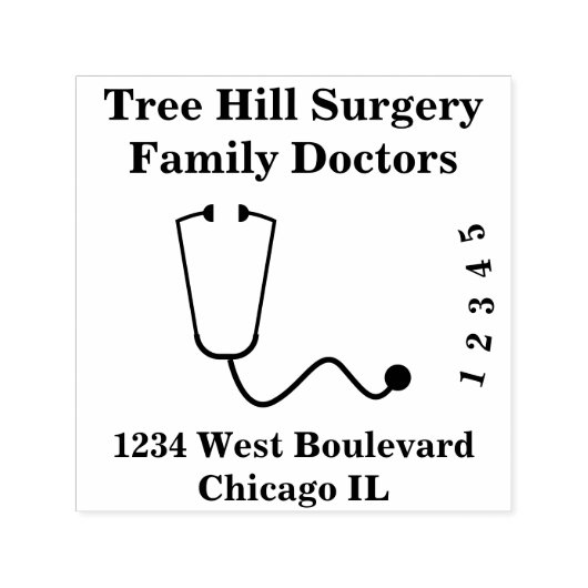 Tampon Auto-encreur Médecins et pratique médicale (Design)