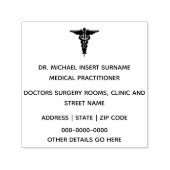 Tampon Auto-encreur Médecins Professionnels Médicales do-it-yourself c (Design)
