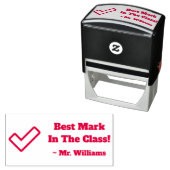 Tampon Auto-encreur "Meilleur Marque Dans La Classe !" Marquage du tam (En situation)