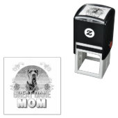 Tampon Auto-encreur meilleure mère de chien jamais grand dane amant fl (En situation)
