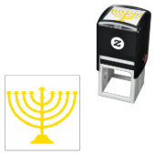 Tampon Auto-encreur Menorah (En situation)