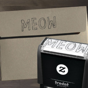 TAMPON AUTO-ENCREUR  MEOW