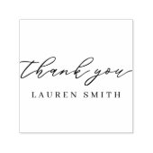 Tampon Auto-encreur Merci classique de calligraphie moderne (Design)