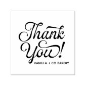 Tampon Auto-encreur Merci client de script manuscrit (Design)