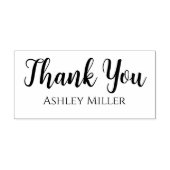 Tampon Auto-encreur Merci de script simple avec nom (Design)