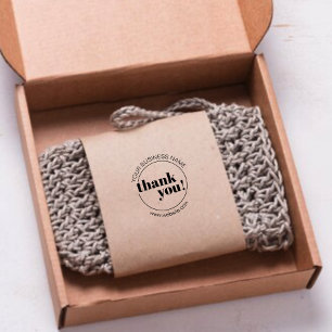 Tampon Auto-encreur Merci d'entreprise audacieux à l'appréciation du c