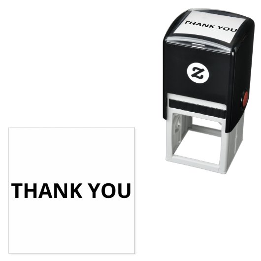 Tampon Auto-encreur Merci personnalisé (En situation)