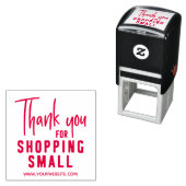 Tampon Auto-encreur Merci Pour Acheter Petites Entreprises (En situation)