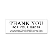 Tampon Auto-encreur Merci Simple Pour Votre Commande (Design)