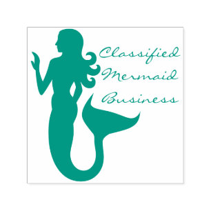 Tampon Auto-encreur Mermaid Business Sea Girl
