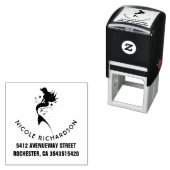 Tampon Auto-encreur Mermaid Under the Sea Beach Celebration (En situation)