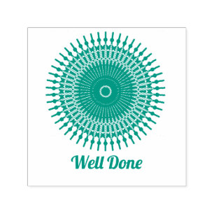 Tampon Auto-encreur Mignonne Mandala Bravo Timbre de l'enseignant