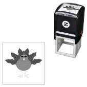 Tampon Auto-encreur Mignonne Timbre auto-incrusté de Turquie Noël (En situation)