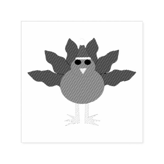 Tampon Auto-encreur Mignonne Timbre auto-incrusté de Turquie Noël (Design)