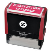 Tampon Auto-encreur Minimal "RETOURNEZ À L'ENVOI !" Timbre en caoutcho (Produit)