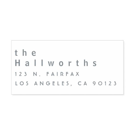 Tampon Auto-encreur minimaliste cool (Design)