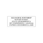 Tampon Auto-encreur Minnesota Notary Public (Design)