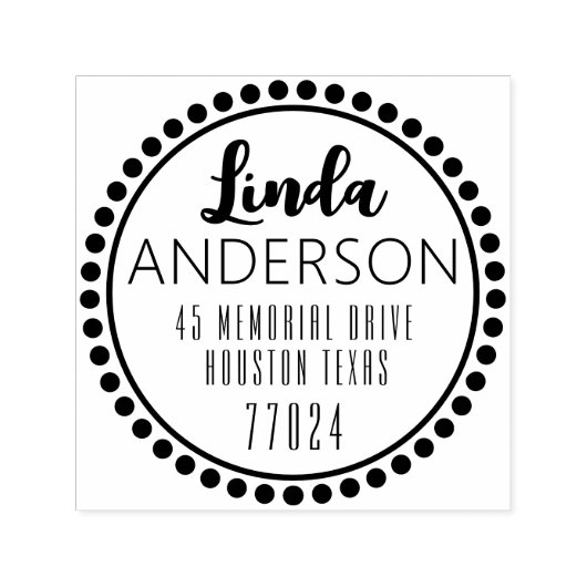 Tampon Auto-encreur Modèle auto-encre personnalisable de 1,5 po x 1,5 (Design)