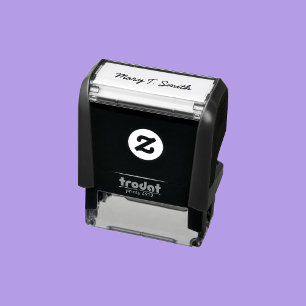 Tampon Auto-encreur Modèle de nom de signature cursive de script comme