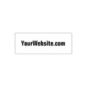 Tampon Auto-encreur Modèle de texte professionnel : votre site Web (Design)