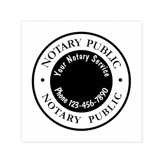 Tampon Auto-encreur Modèle du logo de l'entreprise publique (Design)