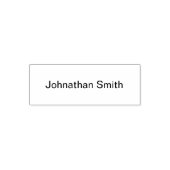 Tampon Auto-encreur Modèle texte de nom imprimé simple (Design)