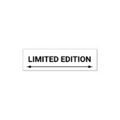 Tampon Auto-encreur Modèle texte d'édition limitée (Design)