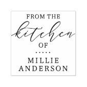 Tampon Auto-encreur Moderne de la cuisine de Script Petite entreprise (Design)