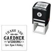 Tampon Auto-encreur Moderne Rustique Personnalisé Mariage Favoriser Ti (En situation)