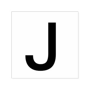 Tampon Auto-encreur Monogramme ajouter le nom lettre alphabet simple m