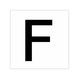 Tampon Auto-encreur Monogramme ajouter le nom lettre alphabet simple m