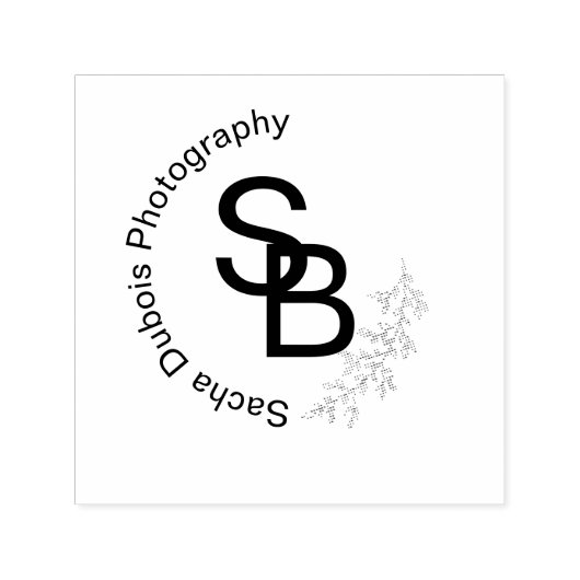 TAMPON AUTO-ENCREUR MONOGRAMME CLASSIQUE (Design)