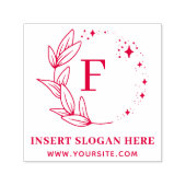 Tampon Auto-encreur Monogramme d'entreprise personnalisé (Design)