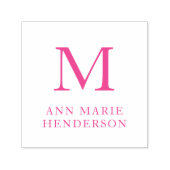 Tampon Auto-encreur Monogramme initial (Design)