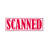 Tampon Auto-encreur Mot simple encadré de Business Office analysé (Design)