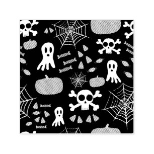 Tampon Auto-encreur Motif amusant d'Halloween