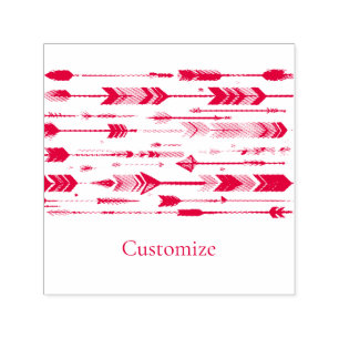 Tampon Auto-encreur Motif de flèche multicolore Thunder_Cove