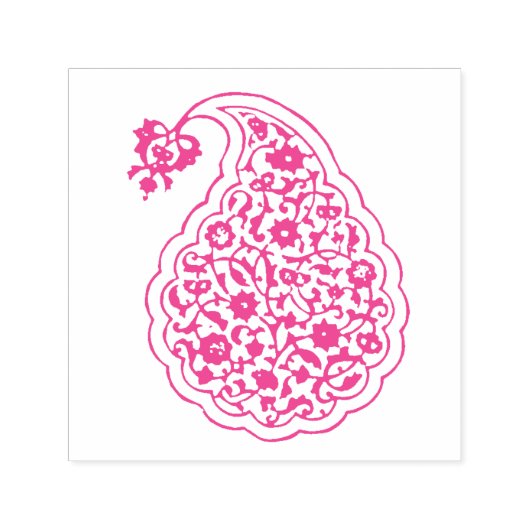 Tampon Auto-encreur Motif de paisley perse (Design)