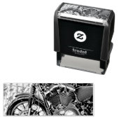 Tampon Auto-encreur Motorcycles gifts (En situation)