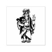 Tampon Auto-encreur Ms Hippie Santa (Design)