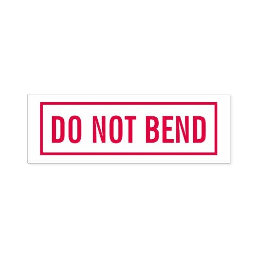 Tampon Auto-encreur Ne pas plier (Design)