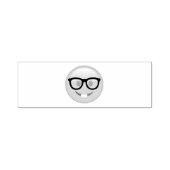 Tampon Auto-encreur Nerd avec lunettes - Emoji (Design)