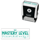 Tampon Auto-encreur Niveau De Maîtrise Enregistré Uniquement Timbre En (En situation)