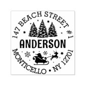 Tampon Auto-encreur Noël du Père Noël Wonderland (Design)