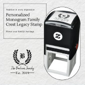 Tampon Auto-encreur Nom de famille Décale murale